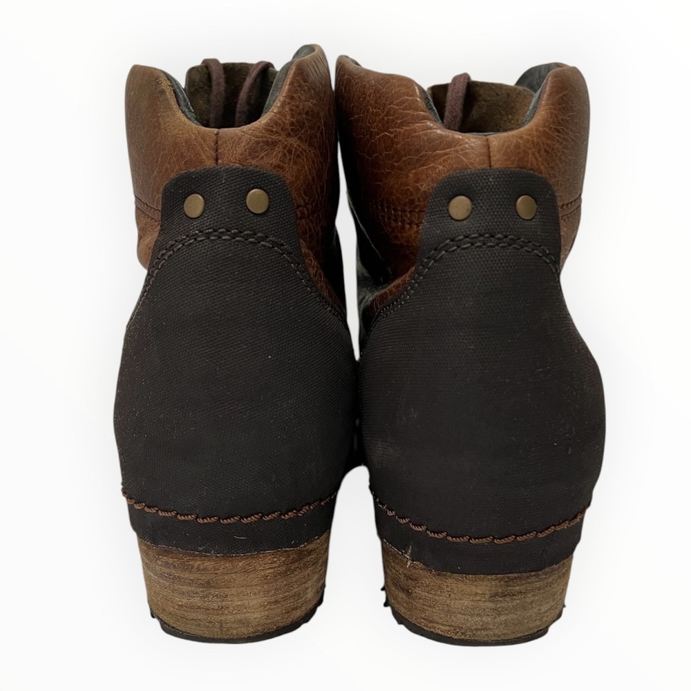 Merrell Oak Brown Leather Lace Up Ankle Boots Womens 9.5 J42460 M-Select Grip - Picture 5 of 10